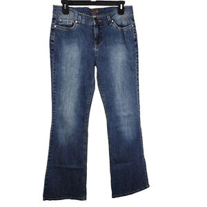 Grane Jeans Juniors Womens Vintage Size 11 Bootcut Flare Y2K Blue Denim Hippie